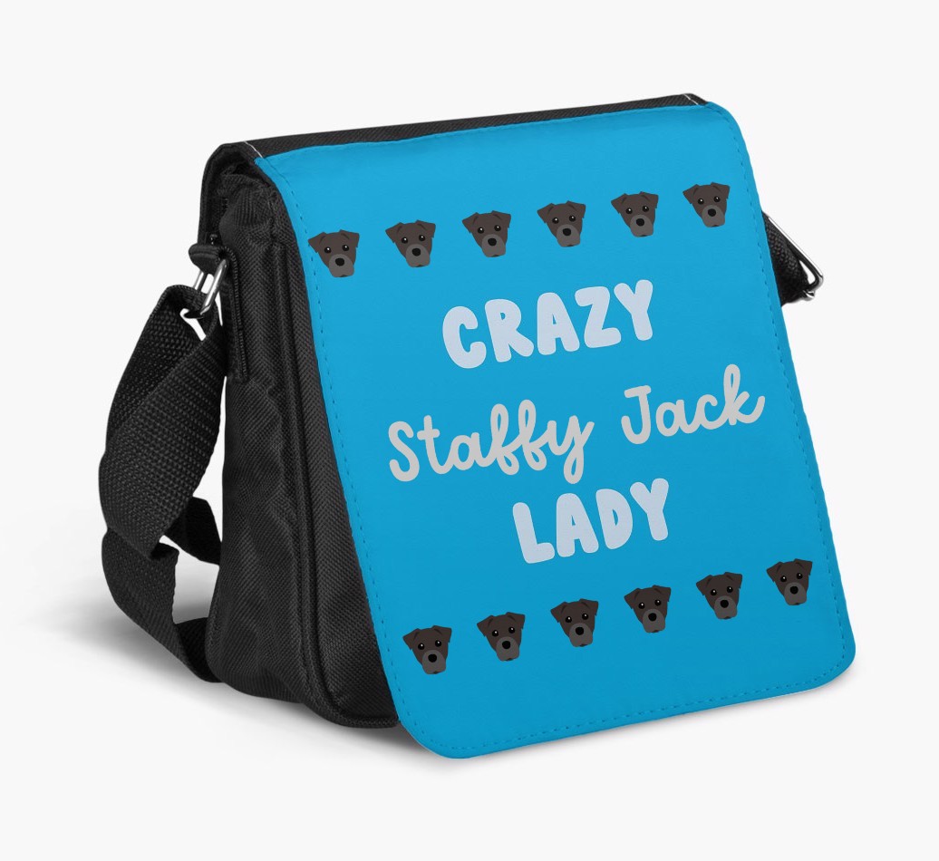 Crazy {breedShortName} Lady : Personalized {breedFullName} Walking Bag
