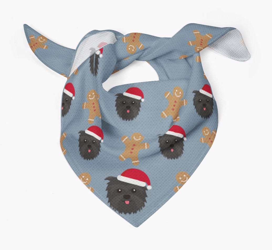 Gingerbread : Personalized {breedFullName} Christmas Bandana