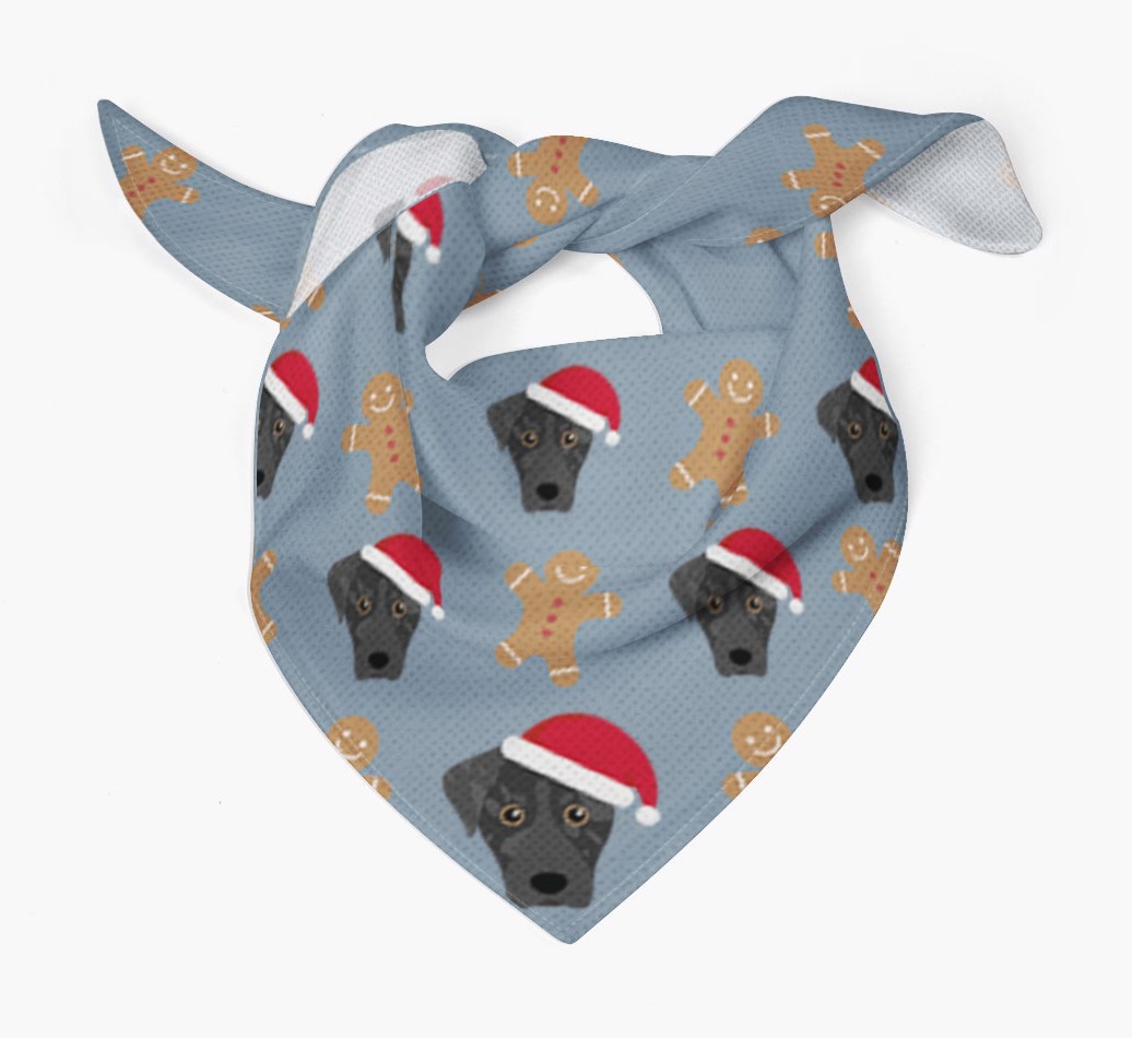 Gingerbread : Personalized {breedFullName} Christmas Bandana
