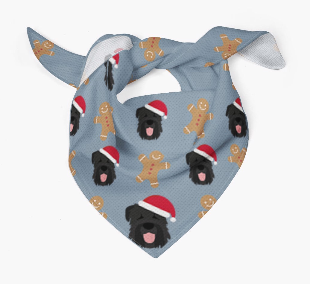 Gingerbread : Personalized {breedFullName} Christmas Bandana