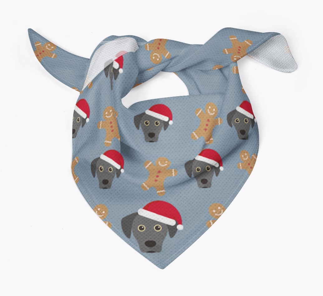 Gingerbread : Personalized {breedFullName} Christmas Bandana