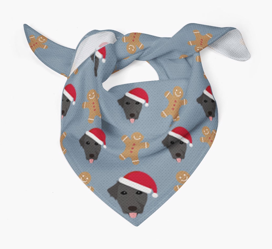 Gingerbread : Personalized {breedFullName} Christmas Bandana