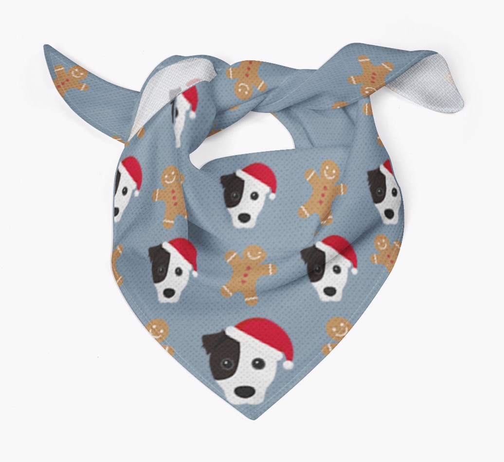 Gingerbread : Personalized {breedFullName} Christmas Bandana