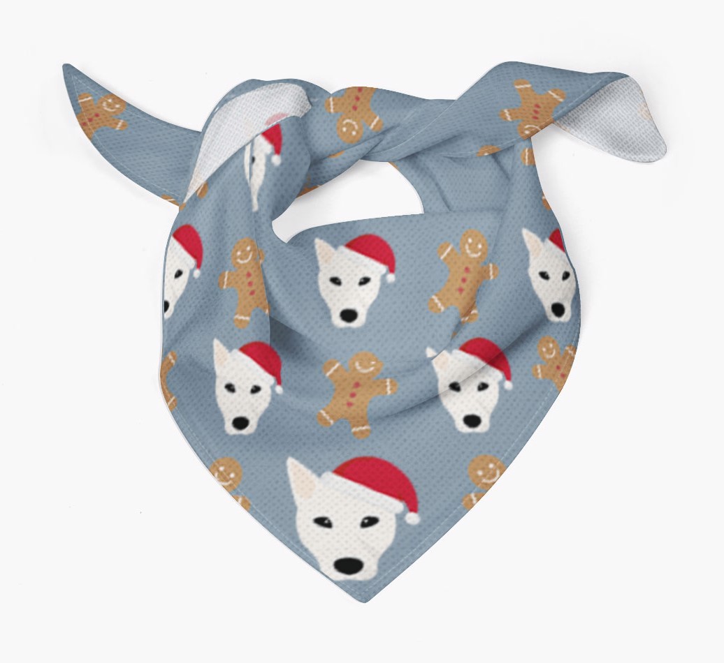 Gingerbread : Personalized {breedFullName} Christmas Bandana