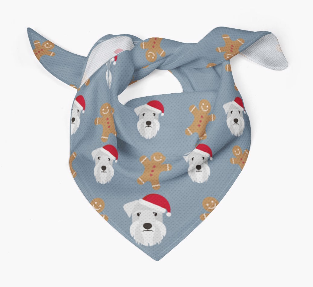 Gingerbread : Personalized {breedFullName} Christmas Bandana
