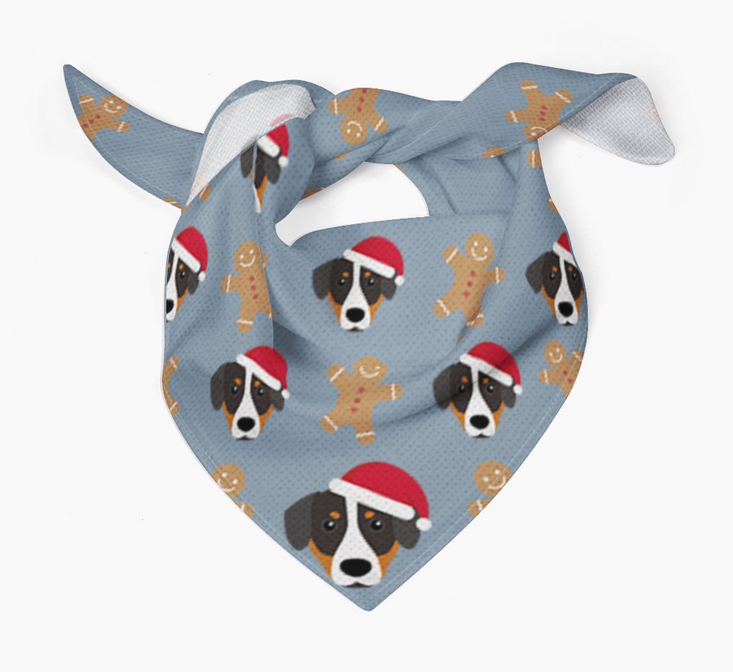 Gingerbread : Personalized {breedFullName} Christmas Bandana