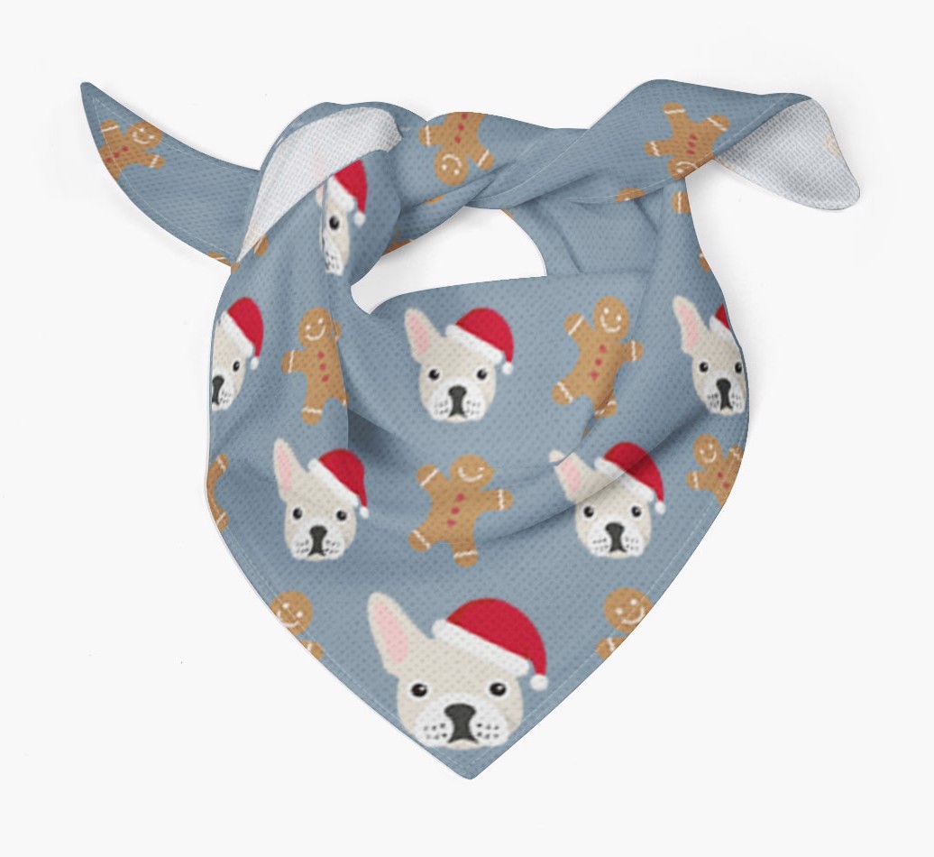 Gingerbread : Personalized {breedFullName} Christmas Bandana