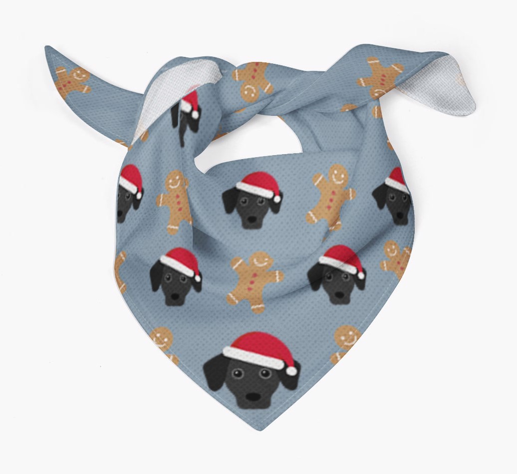 Gingerbread : Personalized {breedFullName} Christmas Bandana