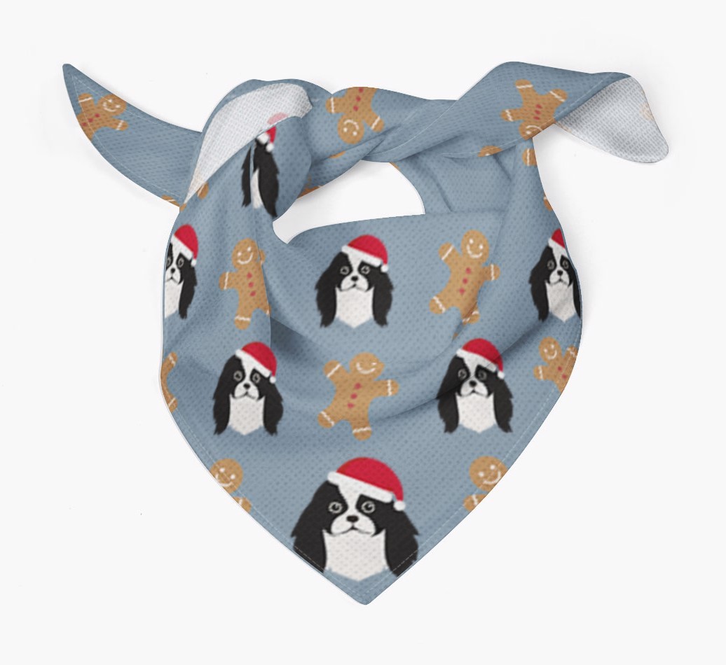 Gingerbread : Personalized {breedFullName} Christmas Bandana