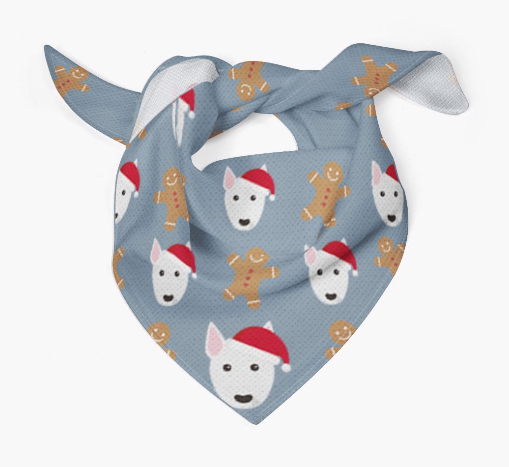 Gingerbread : Personalised {breedFullName} Christmas Bandana