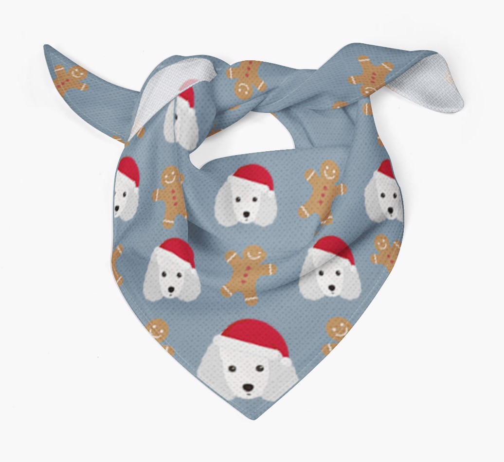 Gingerbread : Personalized {breedFullName} Christmas Bandana