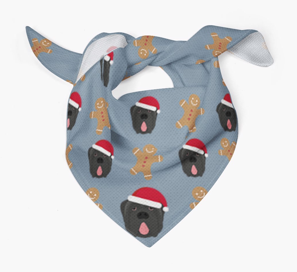 Gingerbread : Personalized {breedFullName} Christmas Bandana
