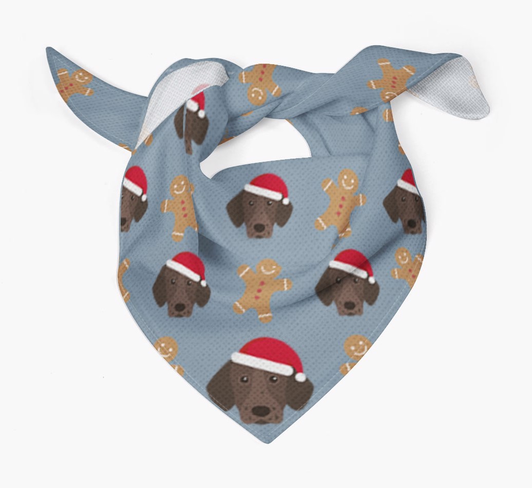 Gingerbread : Personalized {breedFullName} Christmas Bandana