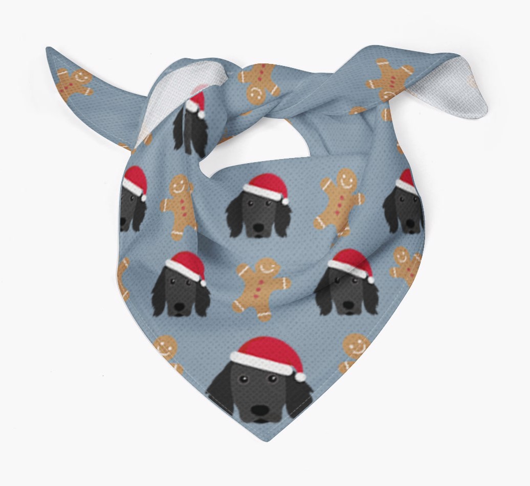 Gingerbread : Personalized {breedFullName} Christmas Bandana