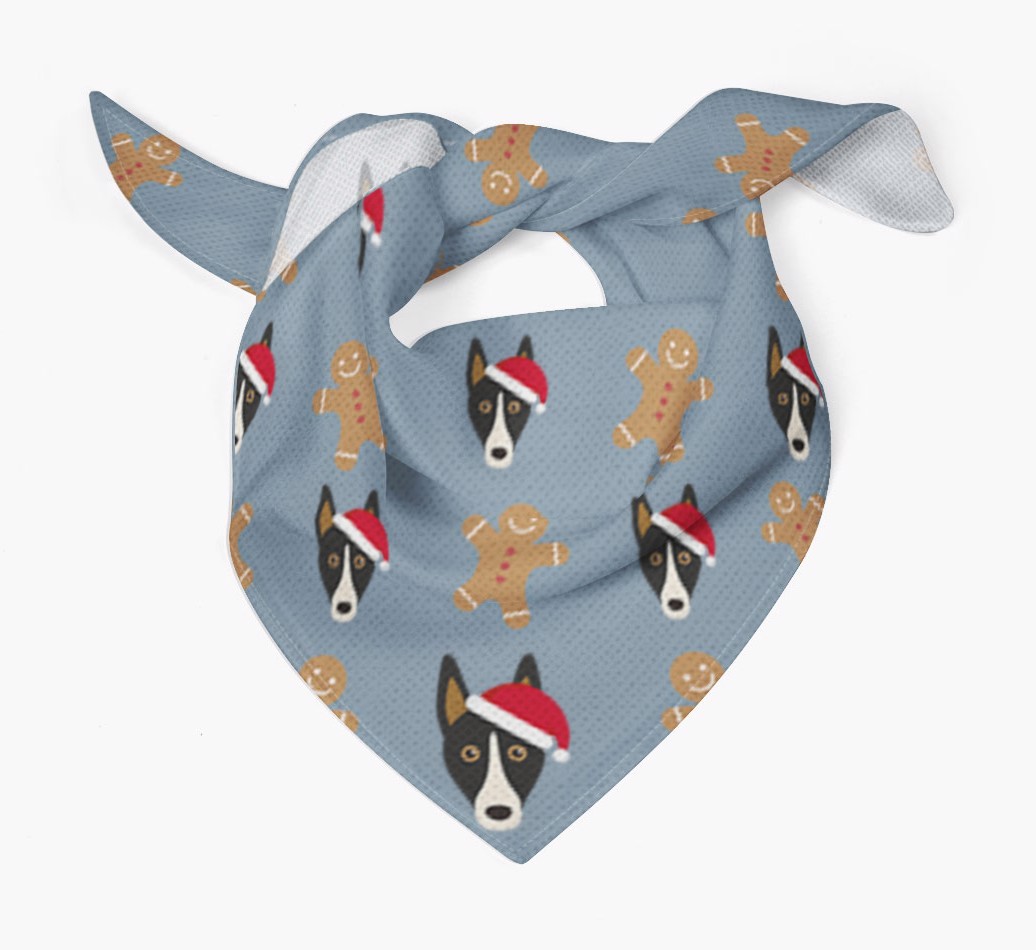 Gingerbread : Personalized {breedFullName} Christmas Bandana