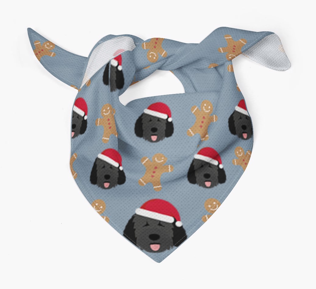 Gingerbread : Personalized {breedFullName} Christmas Bandana