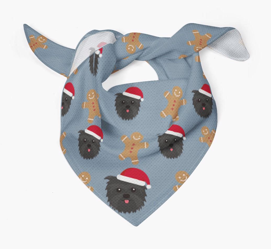 Gingerbread : Personalized {breedFullName} Christmas Bandana