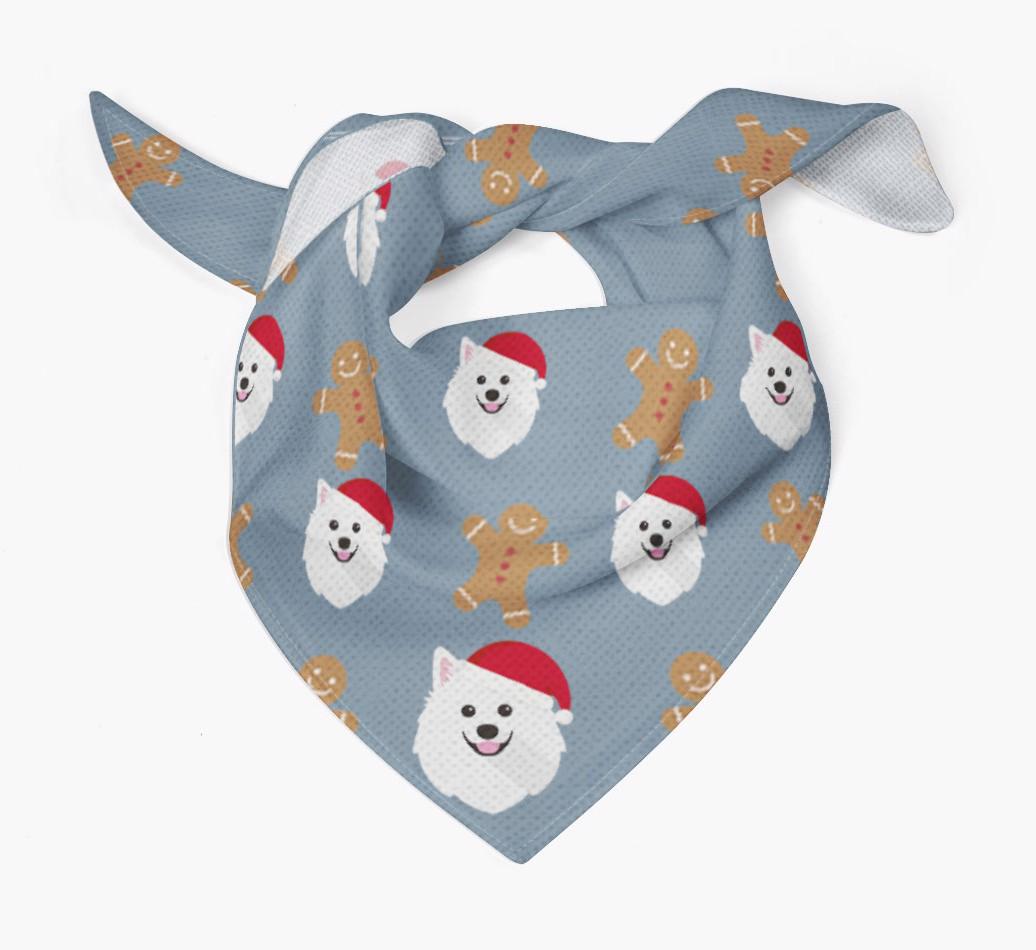 Gingerbread : Personalized {breedFullName} Christmas Bandana
