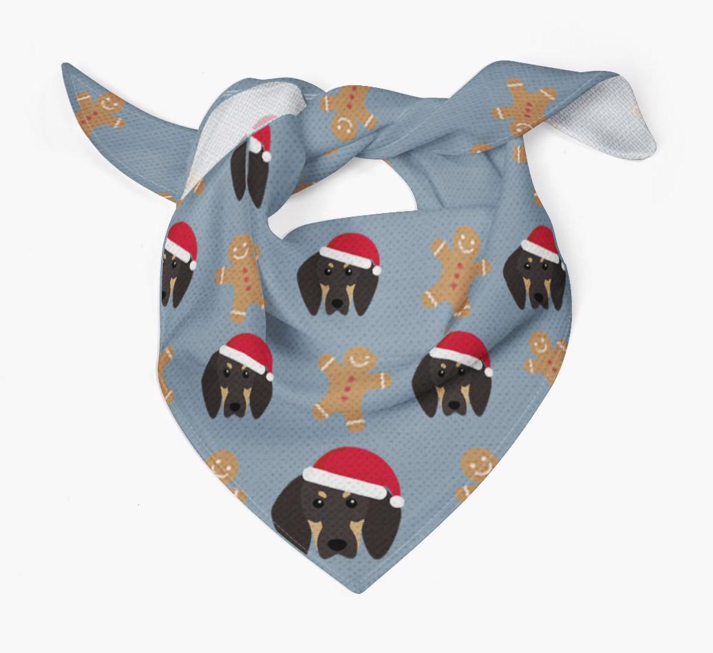Gingerbread : Personalized {breedFullName} Christmas Bandana