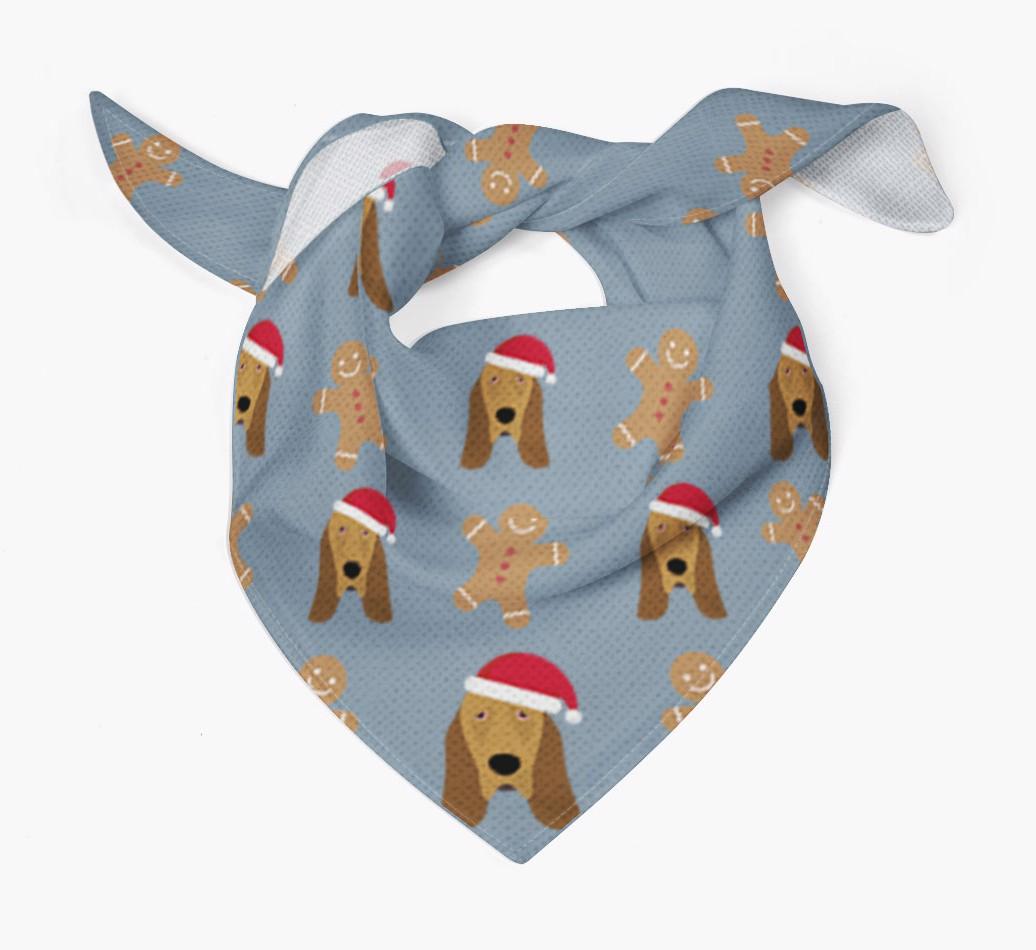 Gingerbread : Personalized {breedFullName} Christmas Bandana
