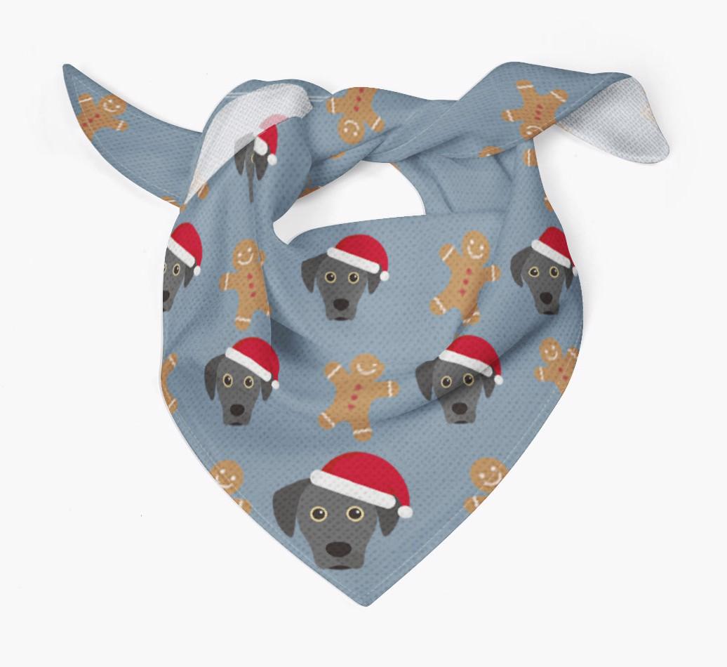 Gingerbread : Personalized {breedFullName} Christmas Bandana