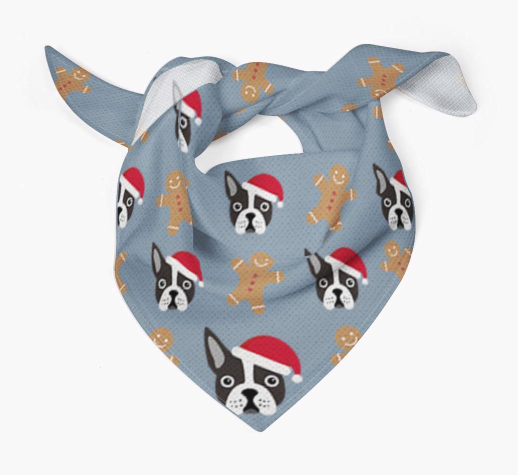 Gingerbread : Personalized {breedFullName} Christmas Bandana