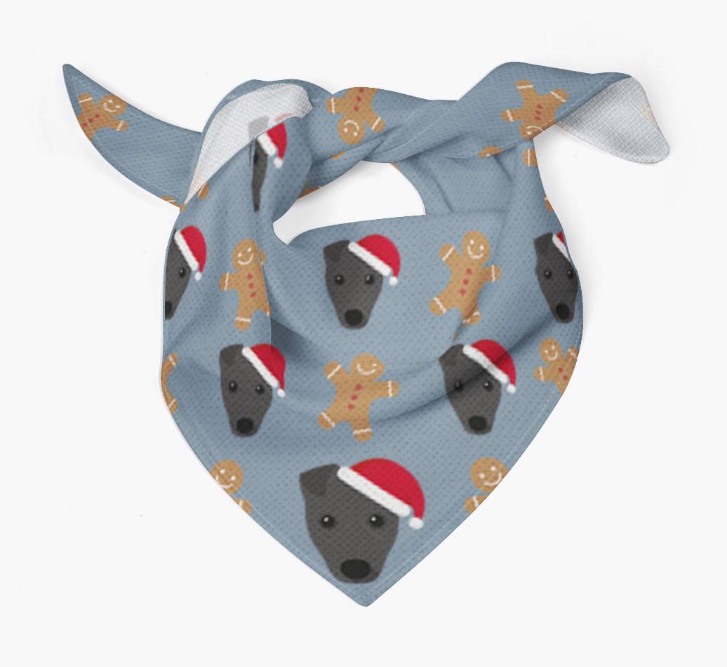 Gingerbread : Personalized {breedFullName} Christmas Bandana