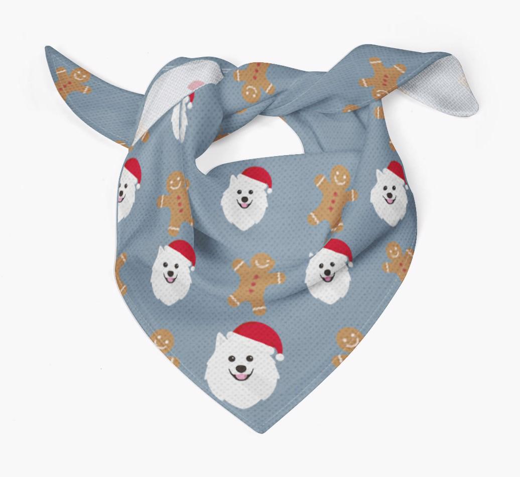 Gingerbread : Personalized {breedFullName} Christmas Bandana