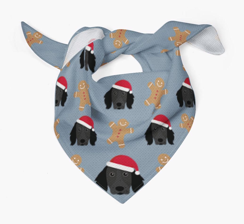 Gingerbread : Personalized {breedFullName} Christmas Bandana