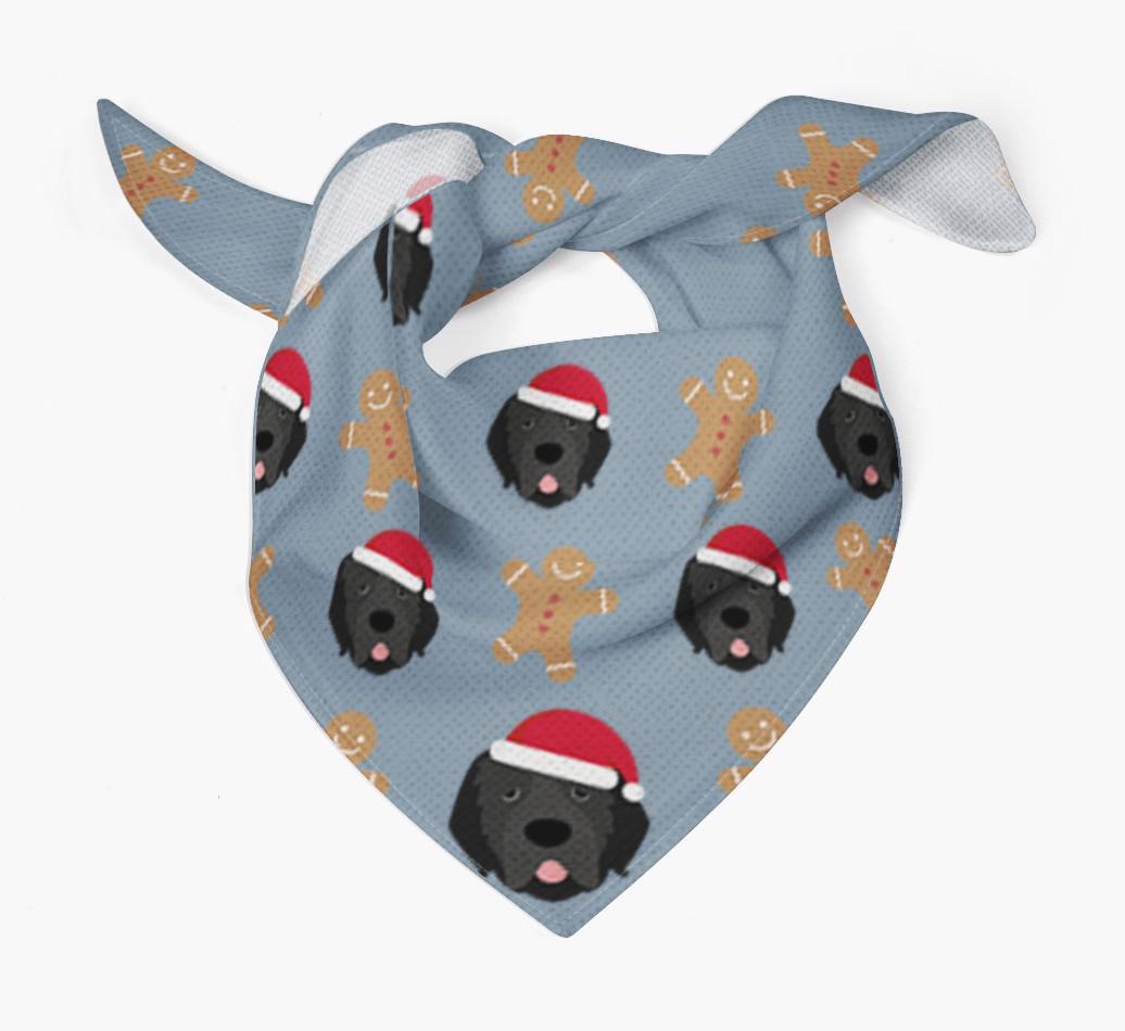 Gingerbread : Personalized {breedFullName} Christmas Bandana