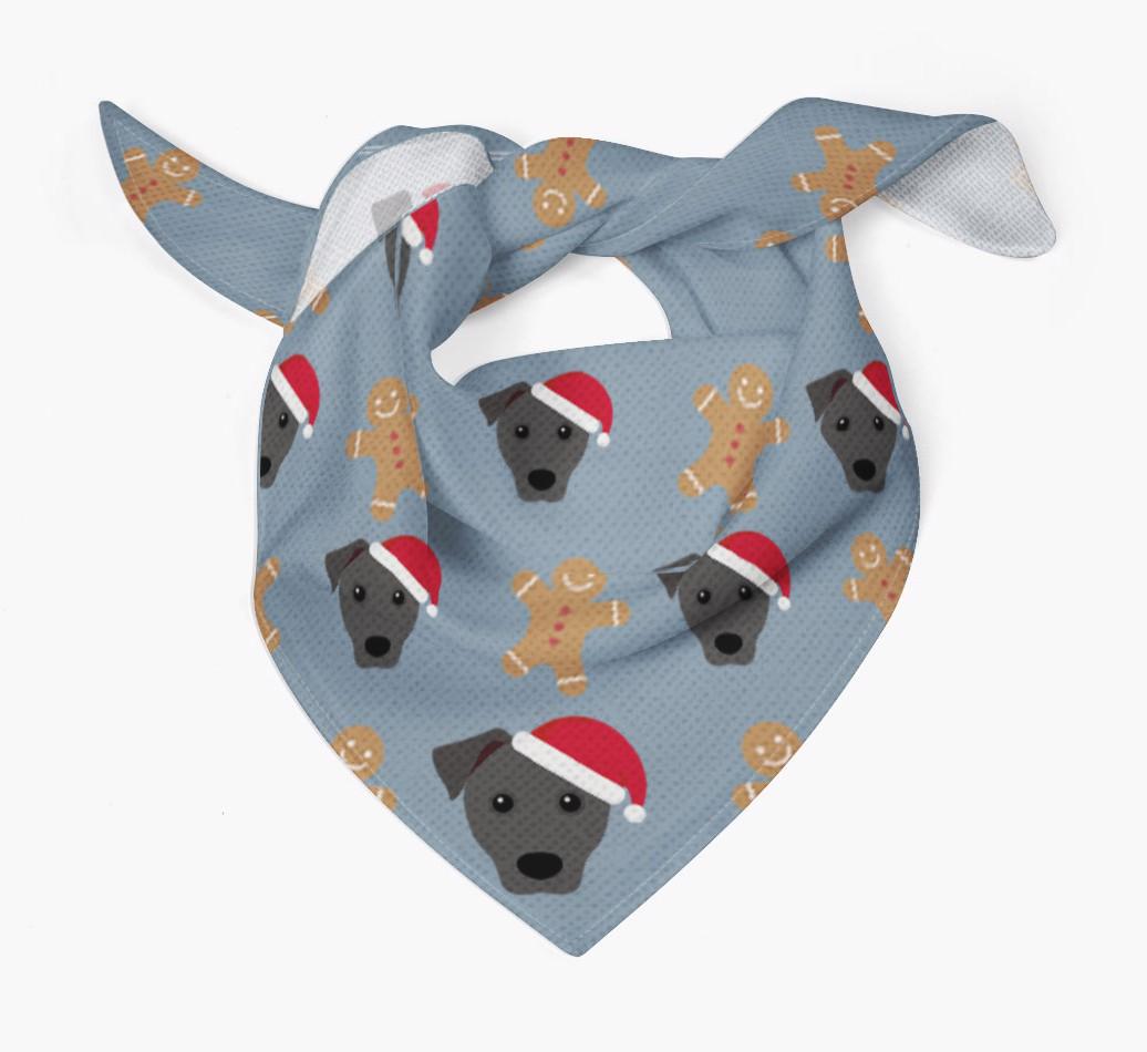 Gingerbread : Personalized {breedFullName} Christmas Bandana