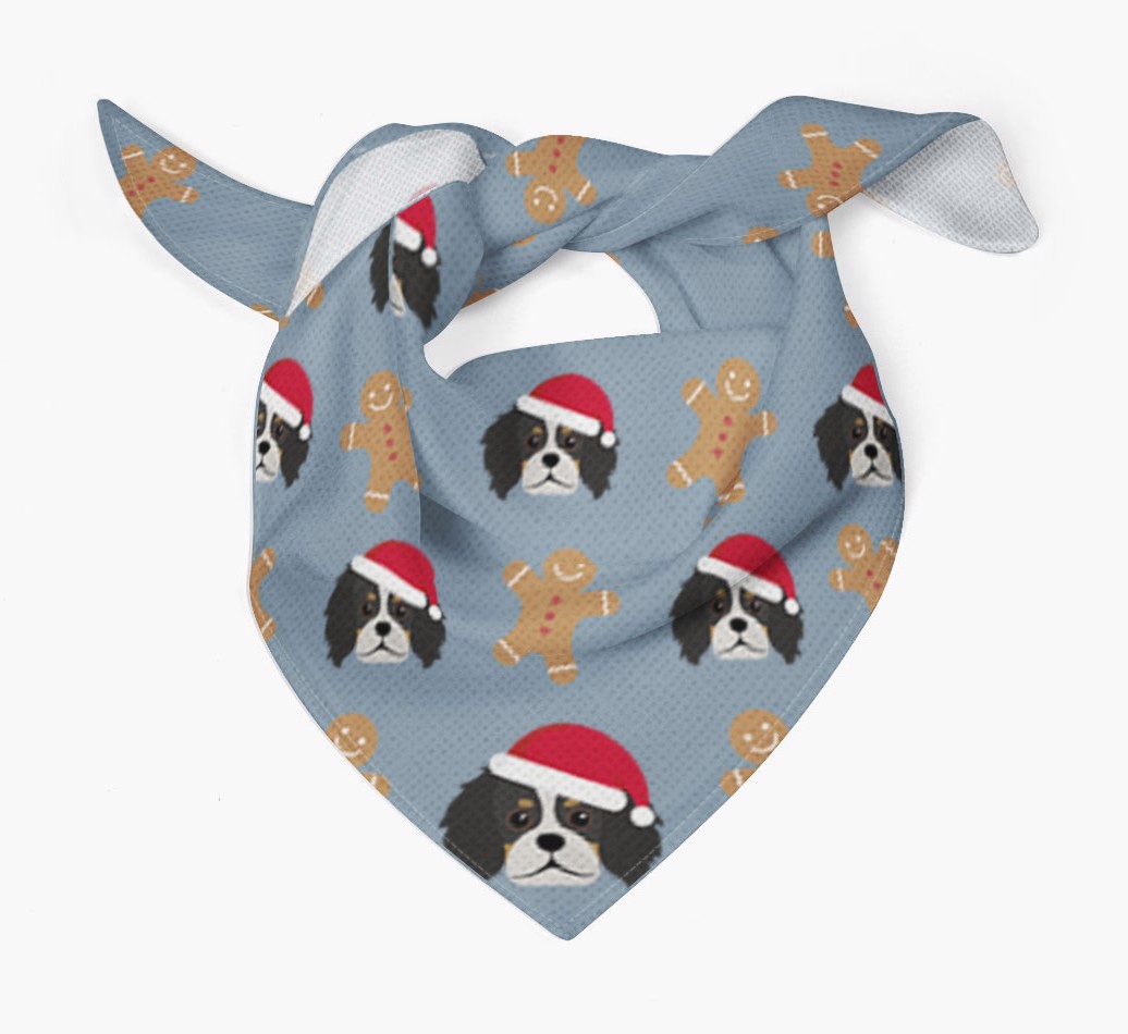 Gingerbread : Personalized {breedFullName} Christmas Bandana