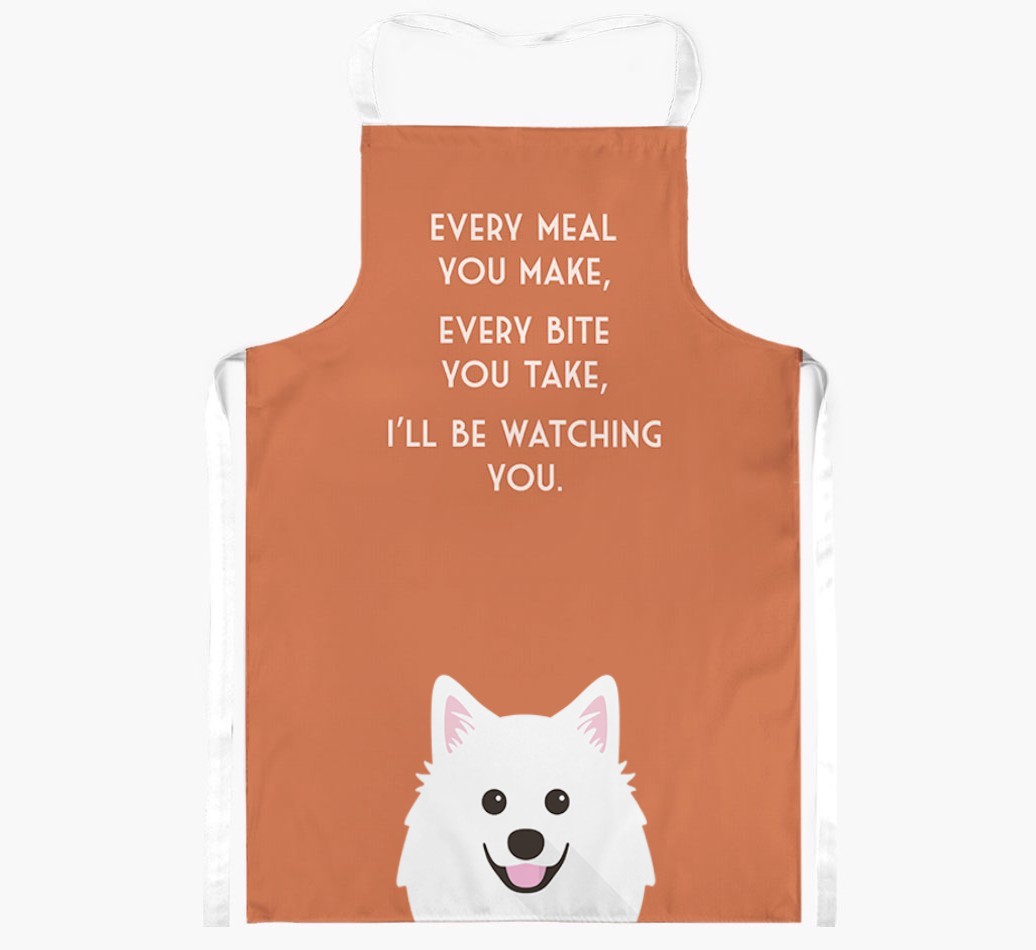 I'll Be Watching You: Personalised {breedFullName} Apron