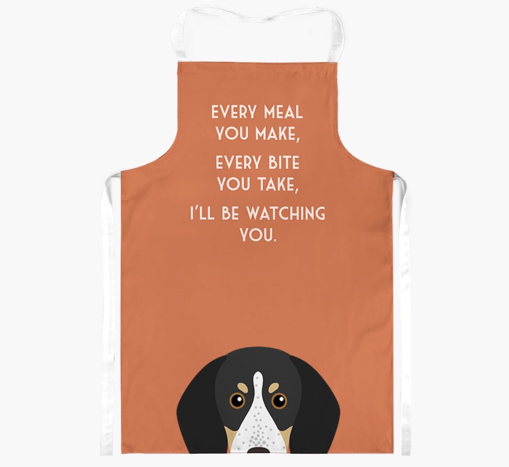 I'll Be Watching You: Personalised {breedFullName} Apron
