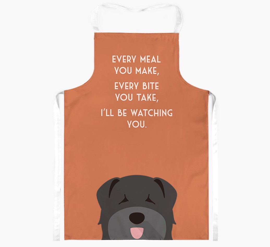 I'll Be Watching You: Personalised {breedFullName} Apron