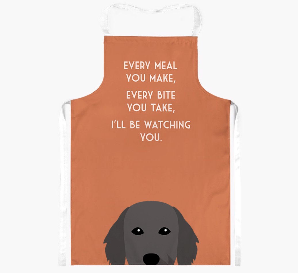 I'll Be Watching You: Personalised {breedFullName} Apron