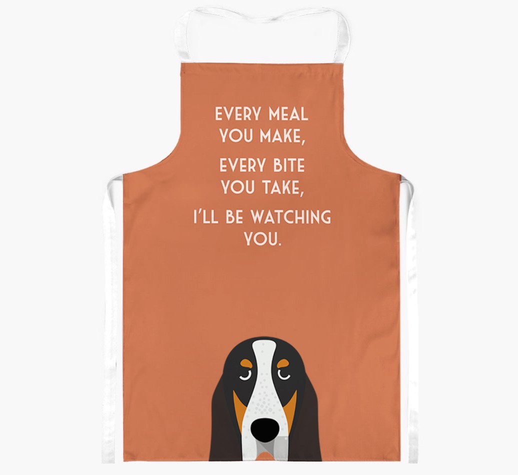I'll Be Watching You: Personalised {breedFullName} Apron