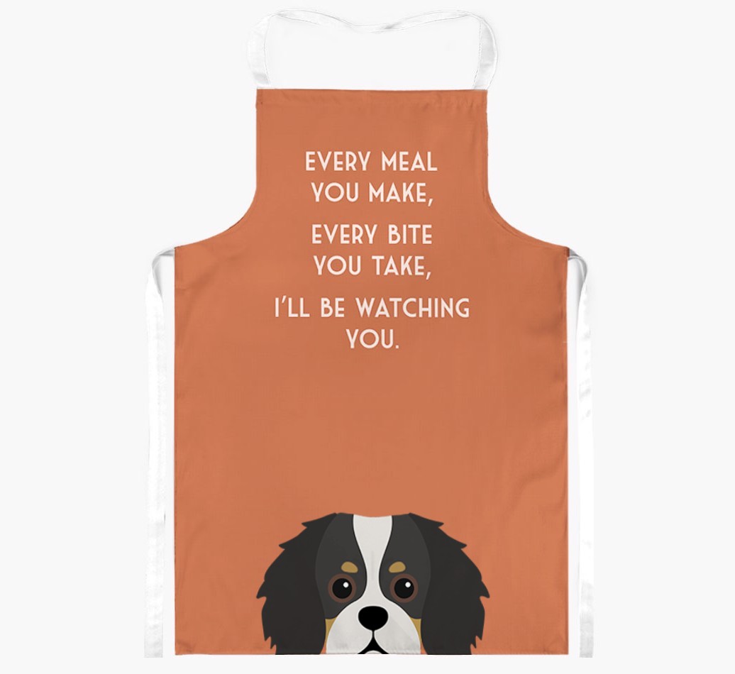 I'll Be Watching You: Personalised {breedFullName} Apron