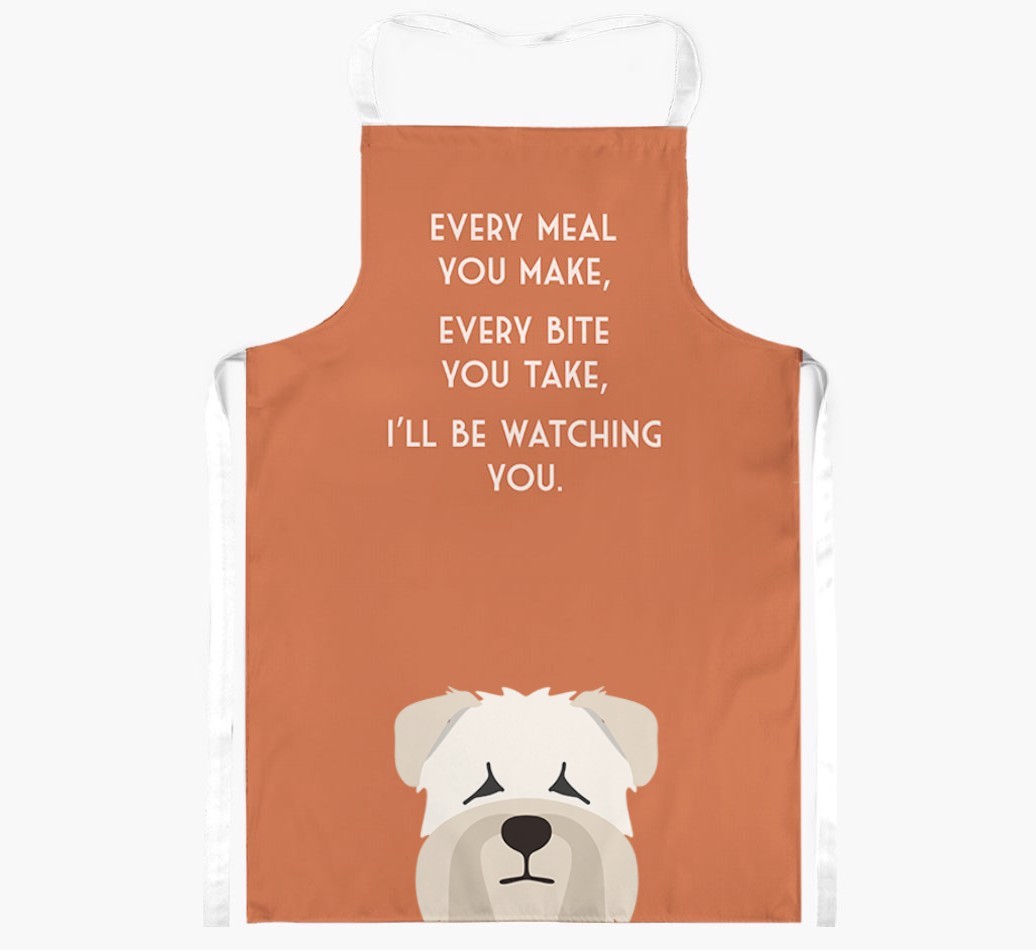 I'll Be Watching You: Personalised {breedFullName} Apron