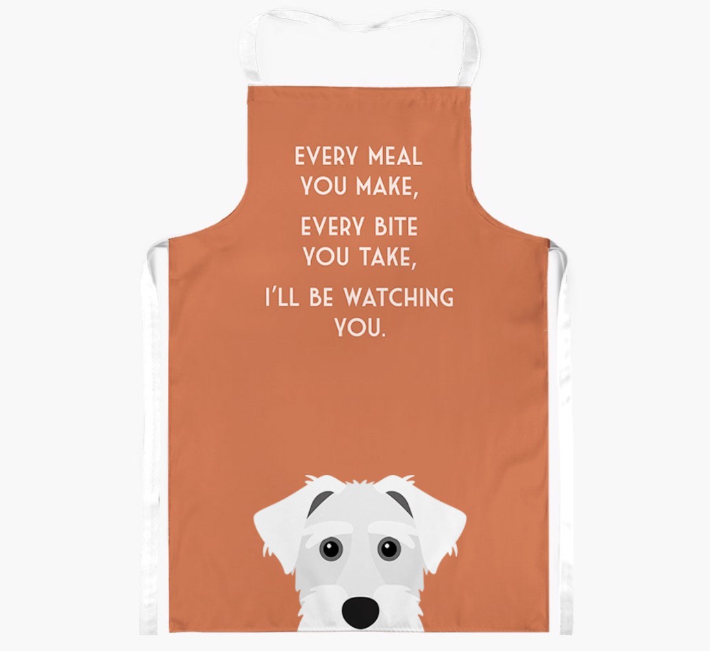 I'll Be Watching You: Personalised {breedFullName} Apron