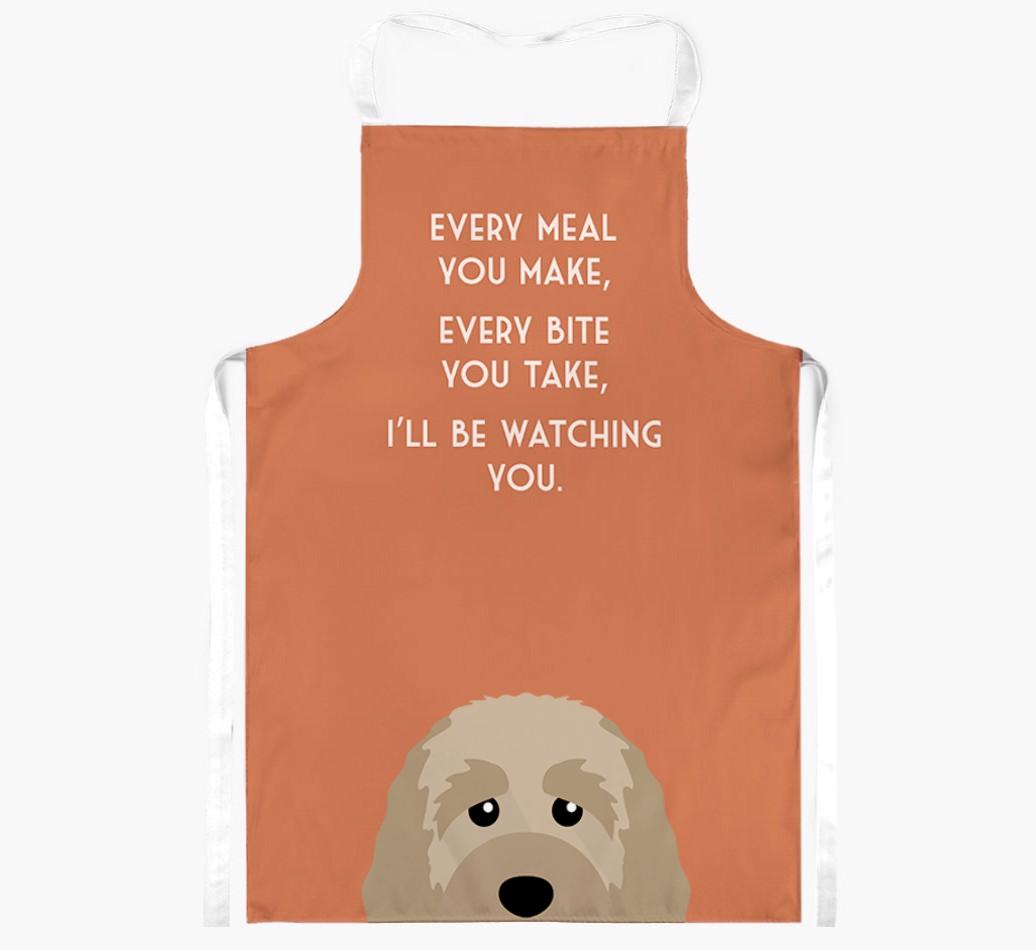 I'll Be Watching You: Personalized {breedFullName} Apron