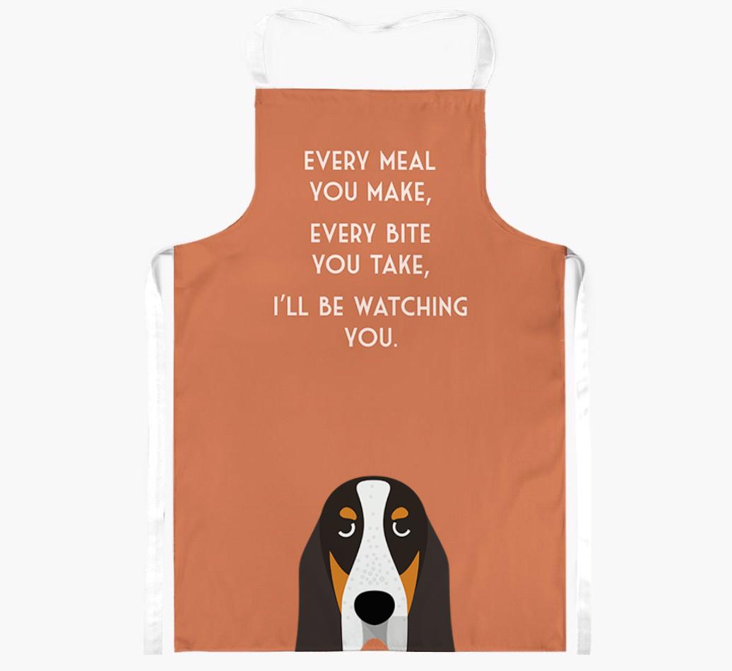 I'll Be Watching You: Personalized {breedFullName} Apron