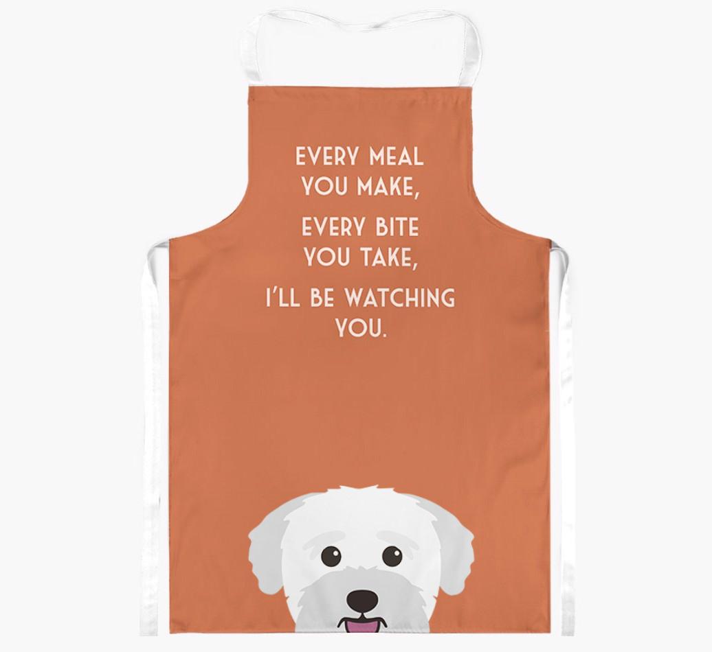 I'll Be Watching You: Personalized {breedFullName} Apron