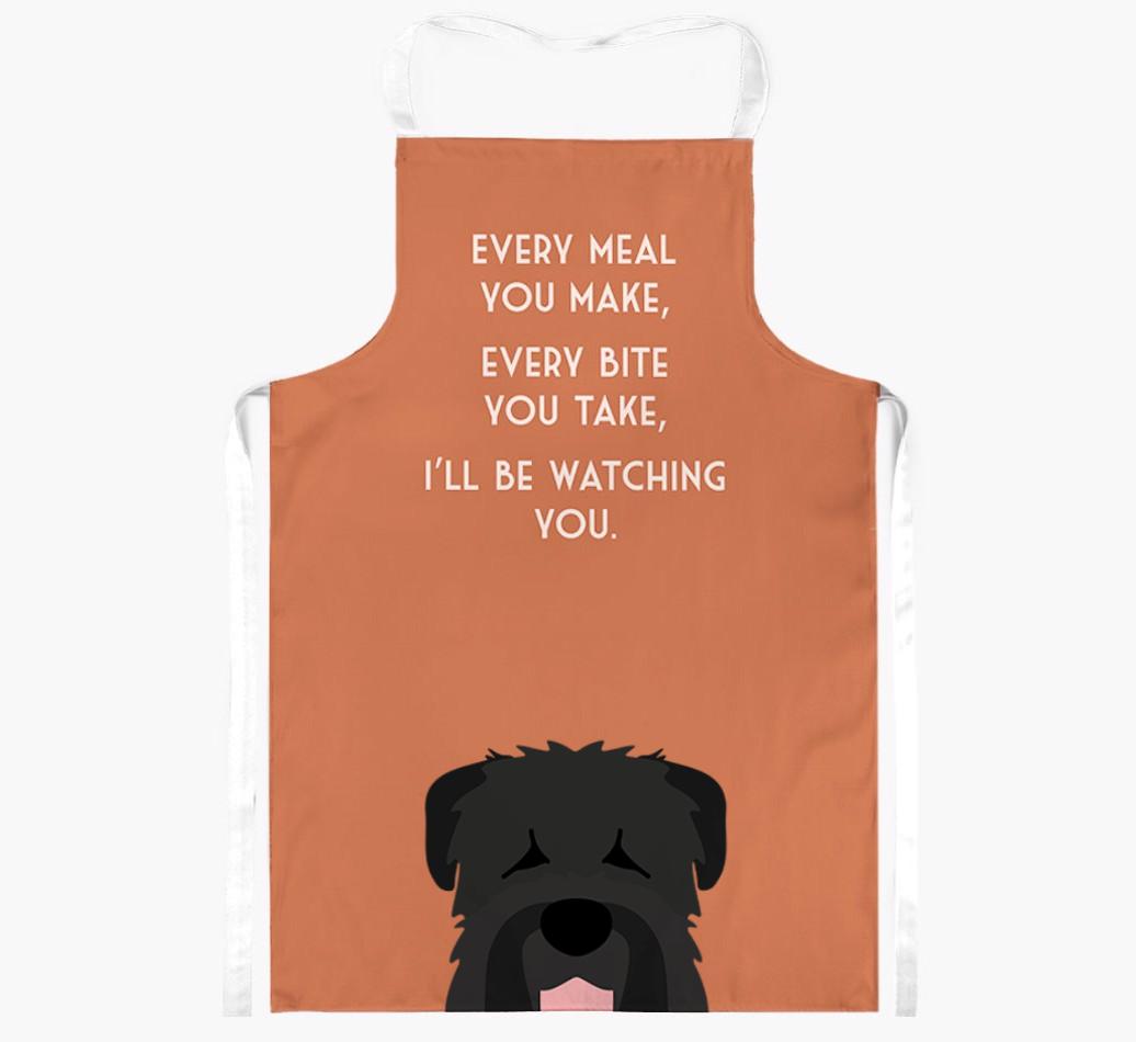 I'll Be Watching You: Personalized {breedFullName} Apron