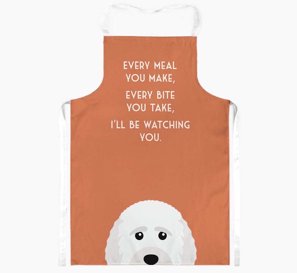 I'll Be Watching You: Personalized {breedFullName} Apron