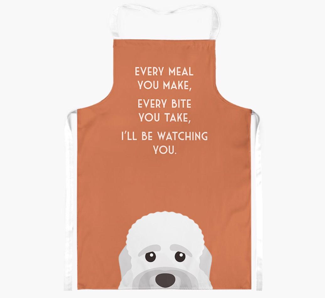 I'll Be Watching You: Personalized {breedFullName} Apron