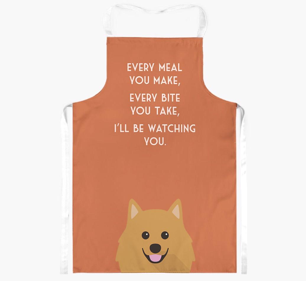 I'll Be Watching You: Personalized {breedFullName} Apron