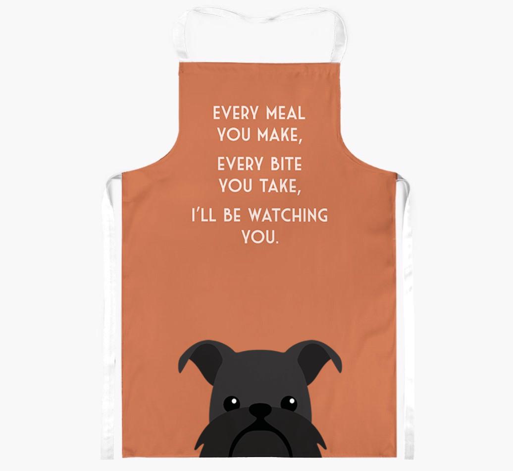 I'll Be Watching You: Personalized {breedFullName} Apron
