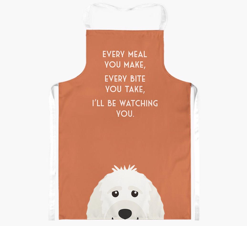 I'll Be Watching You: Personalized {breedFullName} Apron