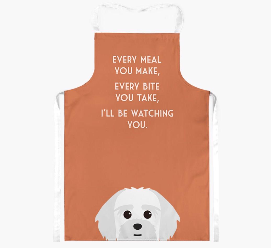 I'll Be Watching You: Personalized {breedFullName} Apron